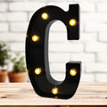 Led Marquee Letters, 8.58 Inch Black Light Up Letters, Small Led Letter Lights by DyingSwan