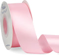 Ribbli Light Pink Double Faced Satin Ribbon, 1-1/2” x Continuous 25 Yards by Ribbli