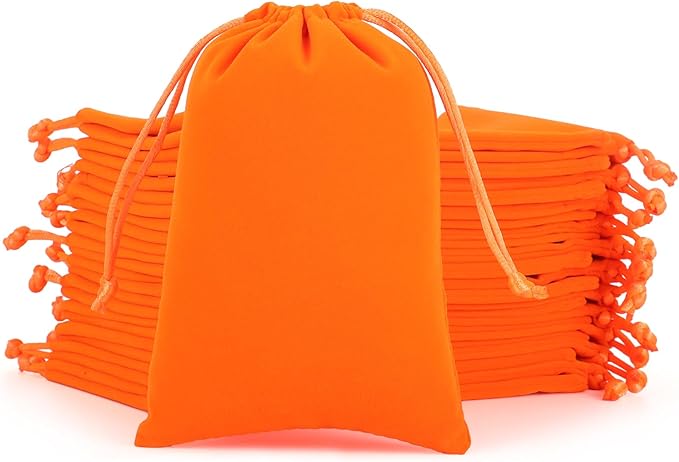 Velvet Drawstring Jewelry Bag, 4x6 Dice Bag, by Tapleap
