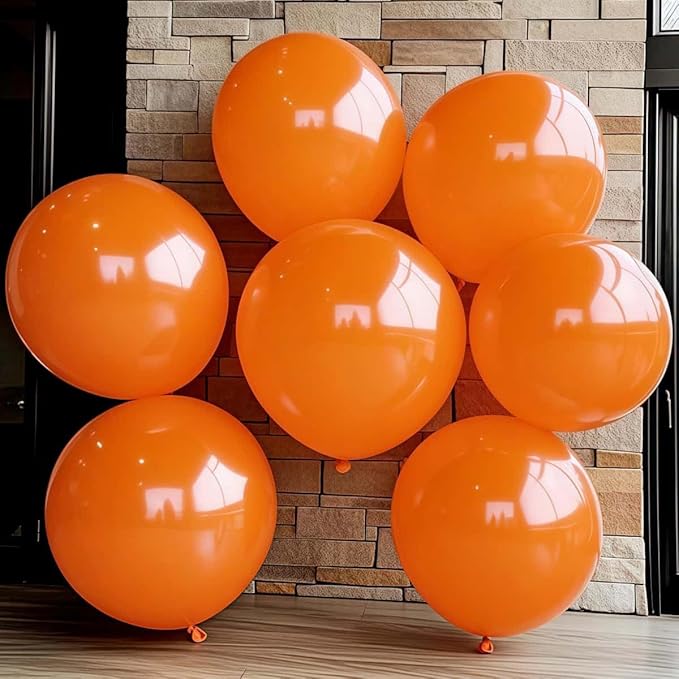 30 Pcs Orange Balloons 36 Inch Orange Latex Large Balloons - Image 3