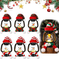 Mini Snowman Lantern with Hats and Scarves, Mini Candle Christmas Snowman by Unknown