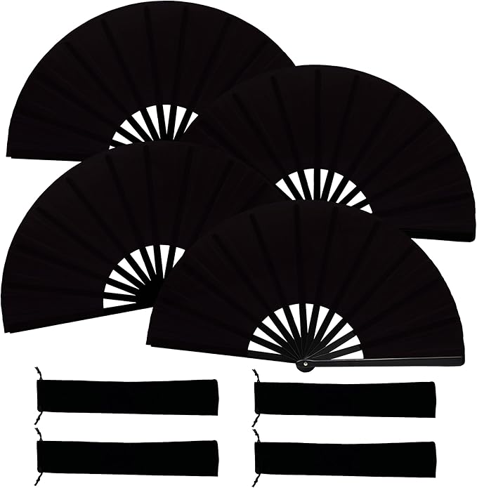 13inch Large Rave Fan Popping Clacking Fans by Unknown