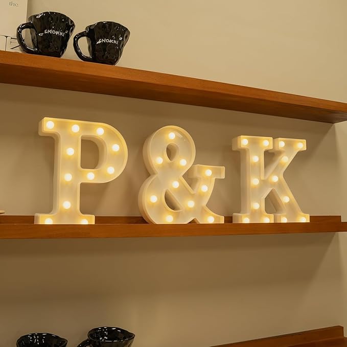 Foaky Rechargeable LED Letter Lights Sign Marquee Light Up Letters Sign - Image 4