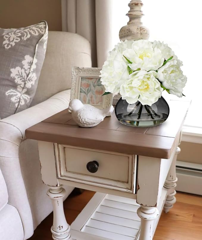 Hollyone Peonies Artificial Flowers - Image 4