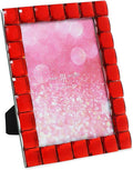 Isaac Jacobs Decorative Sparkling Red Jewel Picture Frame, Photo Display & Home by IsaacJacobs