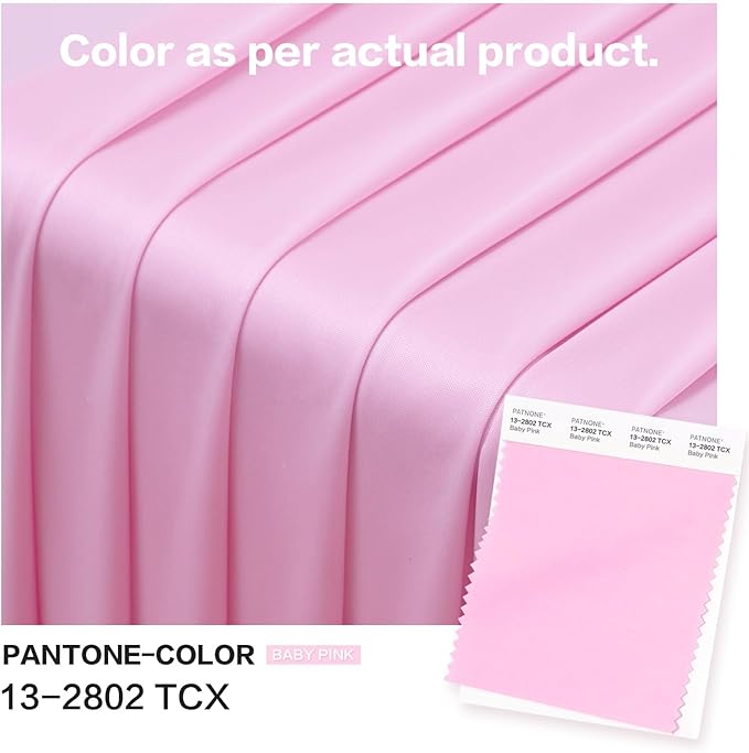 PartyVillage 4 Panels 5ftx30ft Baby Pink Ceiling Drapes - Image 8