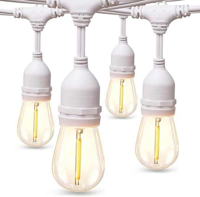 addlon LED Outdoor String Lights 48FT by addlon
