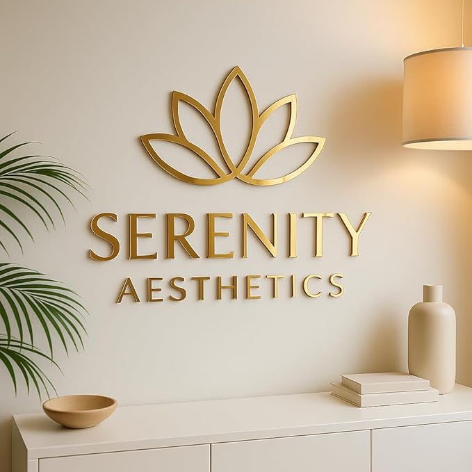 Personalized Acrylic Sign – Modern Logo by Minart