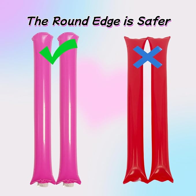 40pcs Round headTeam Spirit Boom Sticks Thunder Sticks Cheering Sticks Team - Image 3