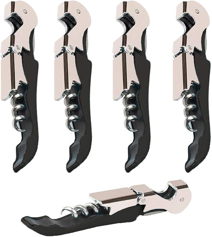 Professional Waiter Corkscrew Wine Openers Set, Upgraded by Kit-Home
