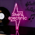 Lightning Bolt Light Up Signs for Wall Decor, Music LED Gift for Girls Teens by BEISKAFNVSZ
