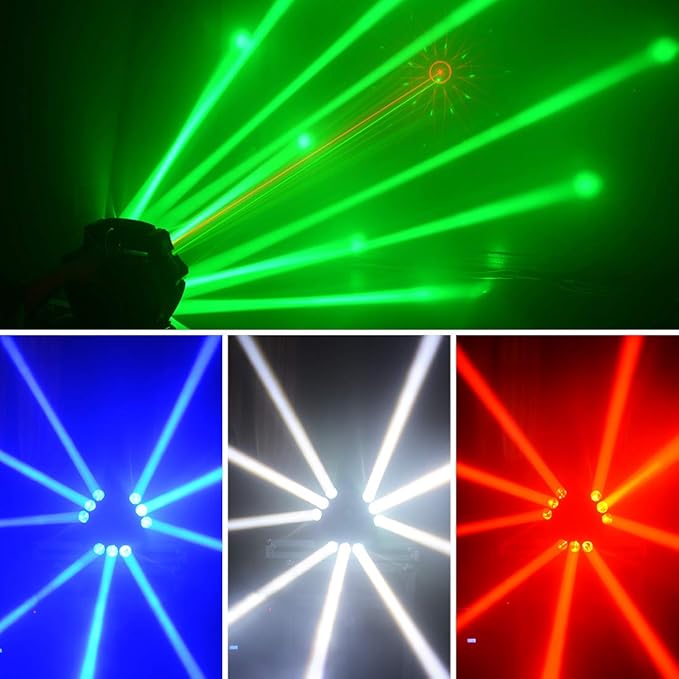 BETOPPER Moving Head Stage Lights, 9x10W RGBW 4-in-1 LED Party DJ Lighting - Image 6