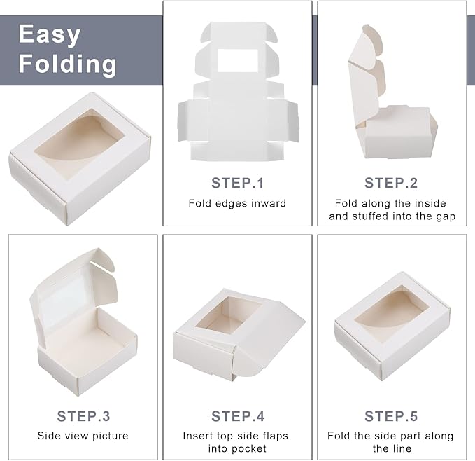 Zonon 30 Pcs Soap Boxes for Homemade Packaging, Mini Kraft Treat Boxes - Image 4