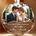 Personalized The Year We Became Mr & Mrs Christmas Ornament by TOBYOVU