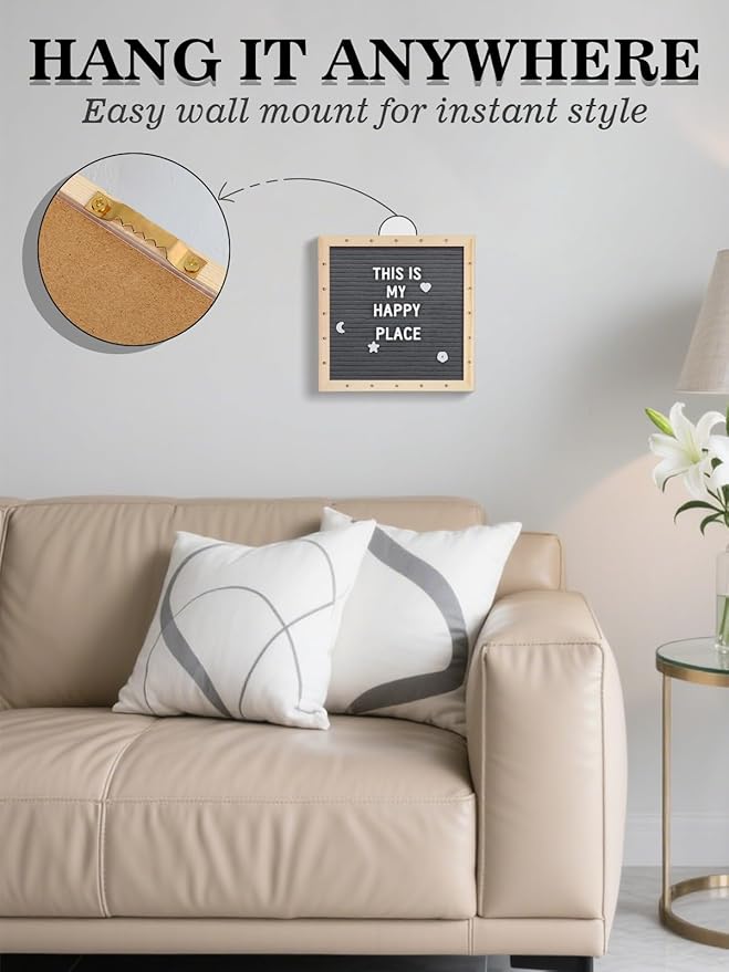Light up Changeable Felt Letter Board Sign - Image 5
