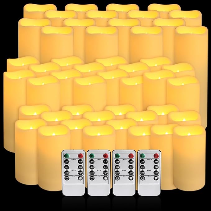 48-Pack LED Flameless Candles - Image 2