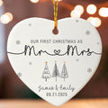 GABITA Personalized First Christmas Married Keepsake, First Christmas Married by Gabita