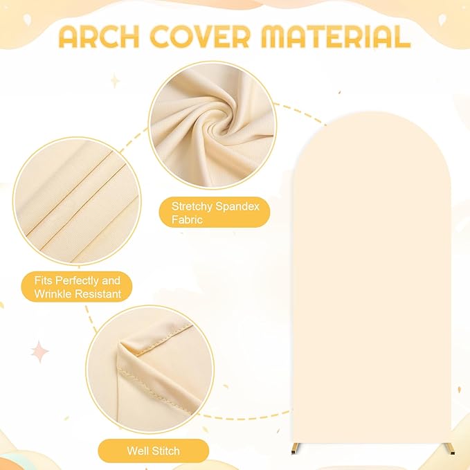 FUHSY Wedding Backdrop Arch Stand - Image 6