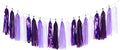 Purple White Lavender Party-Decorations Tassel-Garland by Panduola