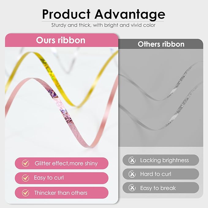 Pink Curling Ribbon - Image 6