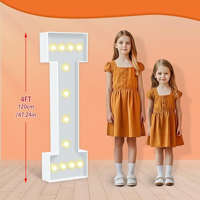 4ft Light Up Letters I, Large Letter - Image 2