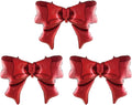 36 Inches Bow Foil Balloon Huge Bowtie Red Balloon by GLASNES