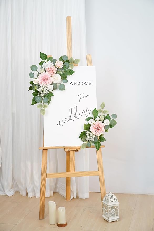 WEIERYUE Artificial Flowers Decorations, Artificial Arch Backdrop Garlandfor - Image 6