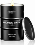 M&SENSE Patchouli Musk Scented Candle, Gifts by MSENSE