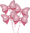 36 Inches Bow Foil Balloon Huge Bowtie Pink Balloon by GLASNES