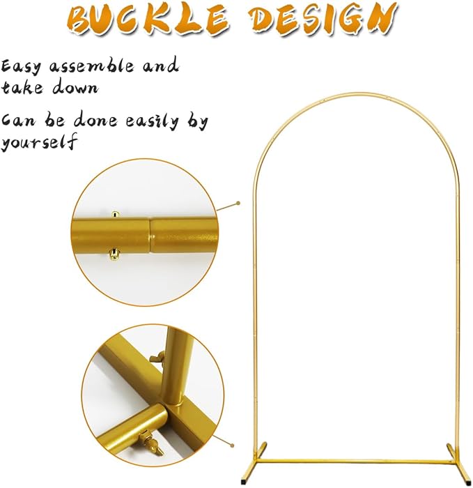 Wedding Arch Backdrop Stand Chiara Backdrop Stand 7.2 x 4 FT Wedding Arches - Image 3
