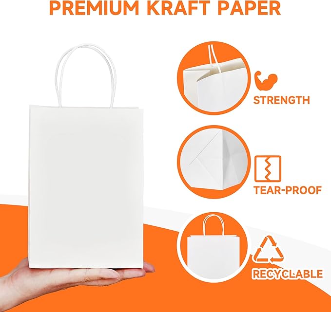 METAPRINT 100 Pack Paper Gift Bags - Image 5