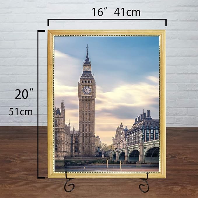 Iron Display Stand Large Black Iron Easel Plate Display Photo Holder Stand - Image 6