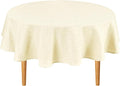 Hiasan Round Linen Tablecloth 80 Inch by Hiasan