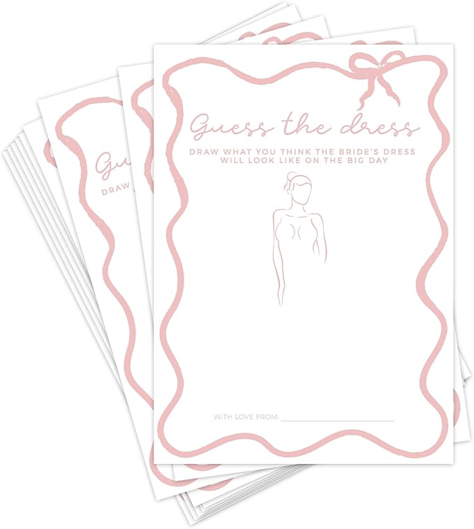 DEEKA 30 PCS Bridal Shower Games Card - Image 9
