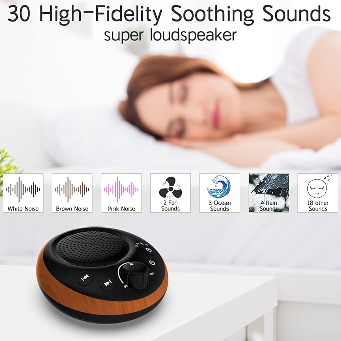 Sound Brown Noise Machine White Noise Machine Nonstop 30 Soothing Sounds Sound - Image 2