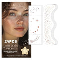 Glitter Freckles Face Tattoo by CARDIYARFRECKLES