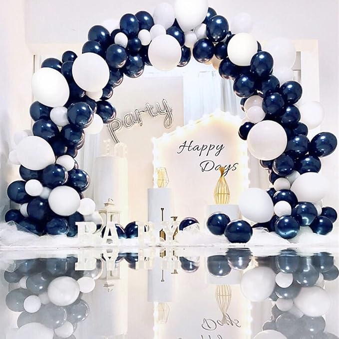 400 Pack 5 Inch Navy Blue Latex Balloons Helium Balloons Party Balloons - Image 4