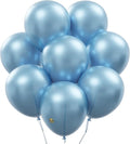 AFTERLOON® Biodegradable Balloons 24 pcs Pearlized Caribbean Blue 10 Inch by AFTERLOON%C2%AE