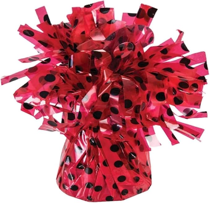 PMU 3 Pcs Polka Dot Kisses Balloon Weights by PMU