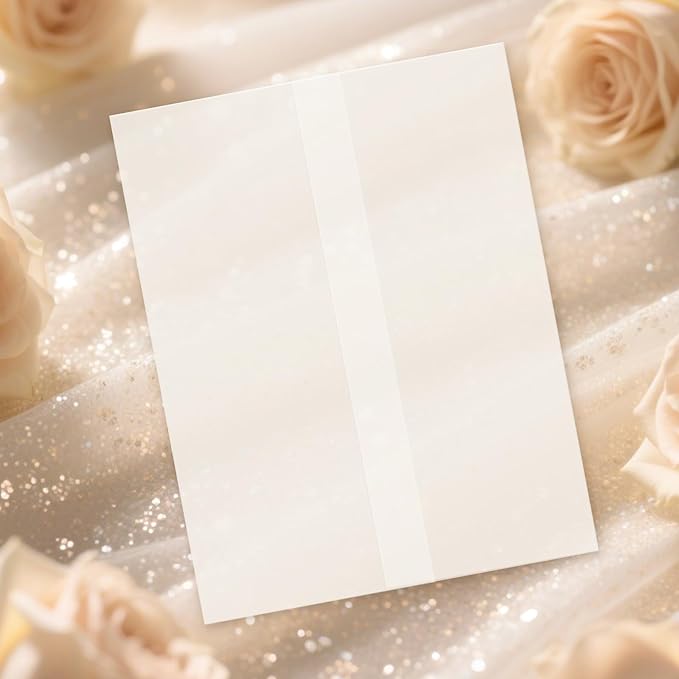 120 Pack Pre-Folded Vellum Jackets by Unknown