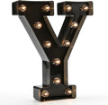 OYCBUZO Light Up Black Alphabet Marquee Letters Sign LED Marquee Number Lights by OYCBUZO