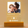 Custom Spotify Plaque, Customized Acrylic Song Plaque/Glass Album Cover by Kasofong