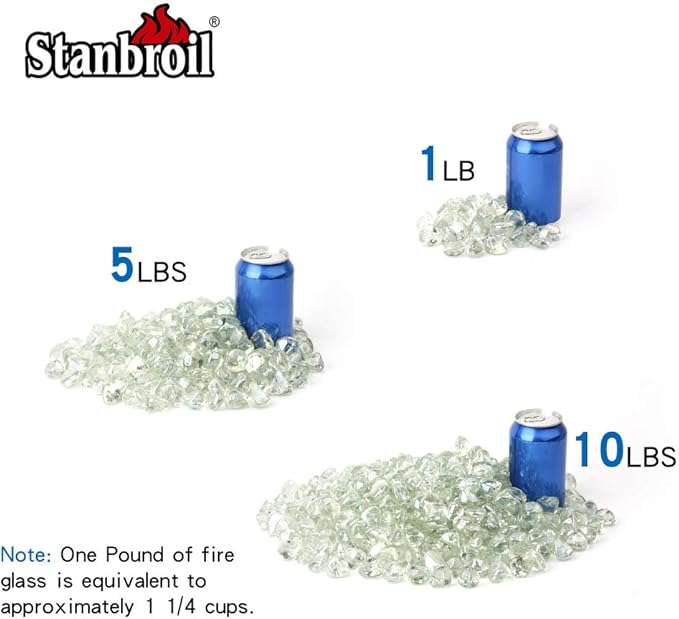 Stanbroil 10-Pound Fire Glass Diamonds - Image 3