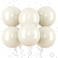 Beige Giant Foil Balloons, 22 Inch Big Round Foil Balloon by Saxuxu