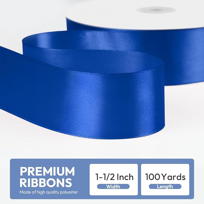 1-1/2" x 100 Yards Satin Ribbon - Image 2