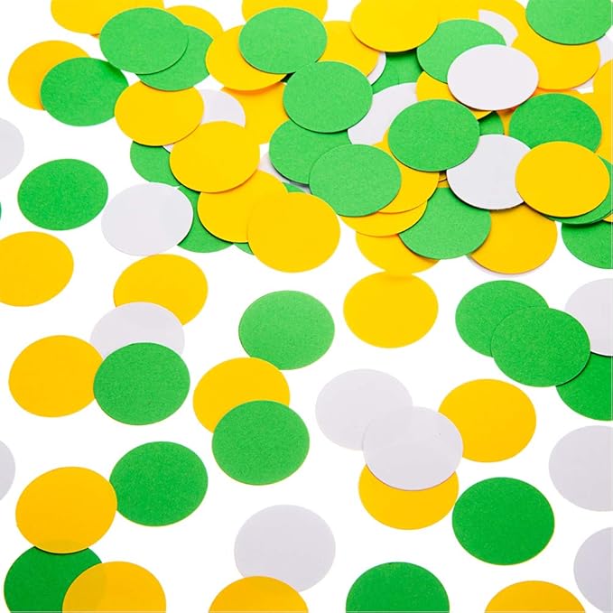 Glitter Confetti Circle Dots for Table Wedding Birthday Party Decoration by MOWO
