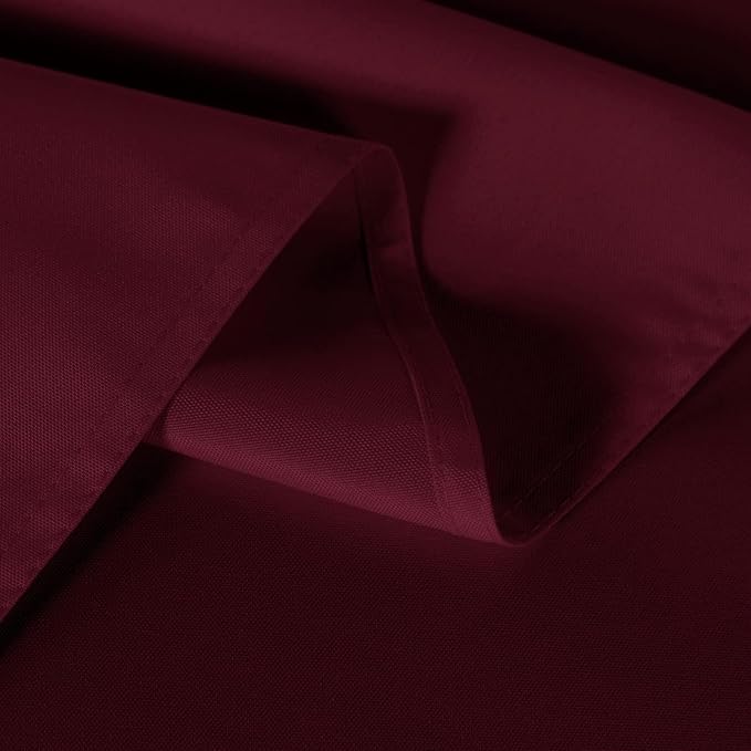 sancua 6 Pack Burgundy Tablecloth 60 x 102 Inch, Rectangle Table Cloth - Image 5
