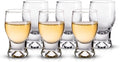 M&N HOME 6 Pack Shot Glass Set, Cute Shot Glasses, 2 Oz Clear by MNHOME