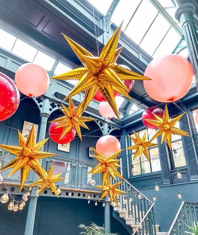 3pcs 26inch 3D Explosion Star foil Balloon - Image 4