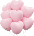 AFTERLOON® Biodegradable Balloons 24 pcs Baby Pink 10 Inch Heart Shaped by AFTERLOON%C2%AE